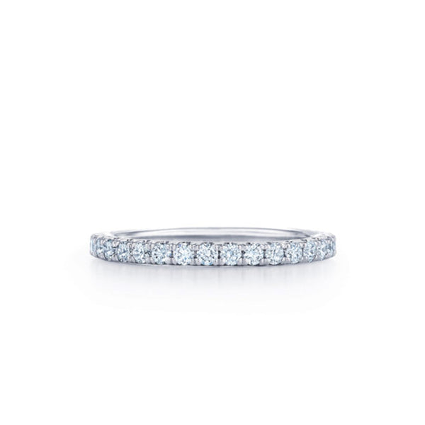 Round Diamond Stackable Eternity Band