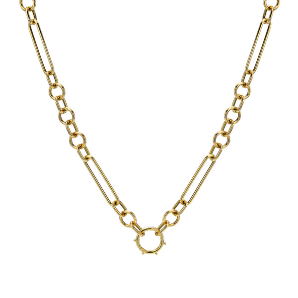 Gold 7 Link Chain Necklace
