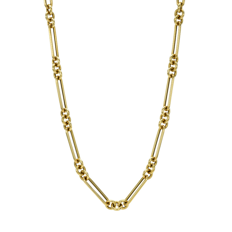Yellow Gold Link Chain Necklace