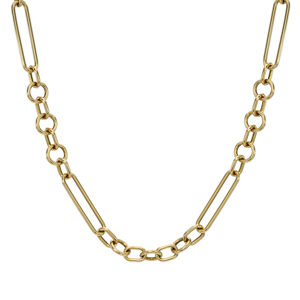 Gold 7 Link Chain Necklace