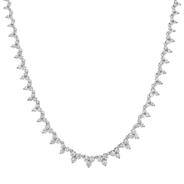 White Gold Diamond Luxe Choker Necklace